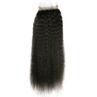 Kinky Straight 4x4 Transparent Lace Closure