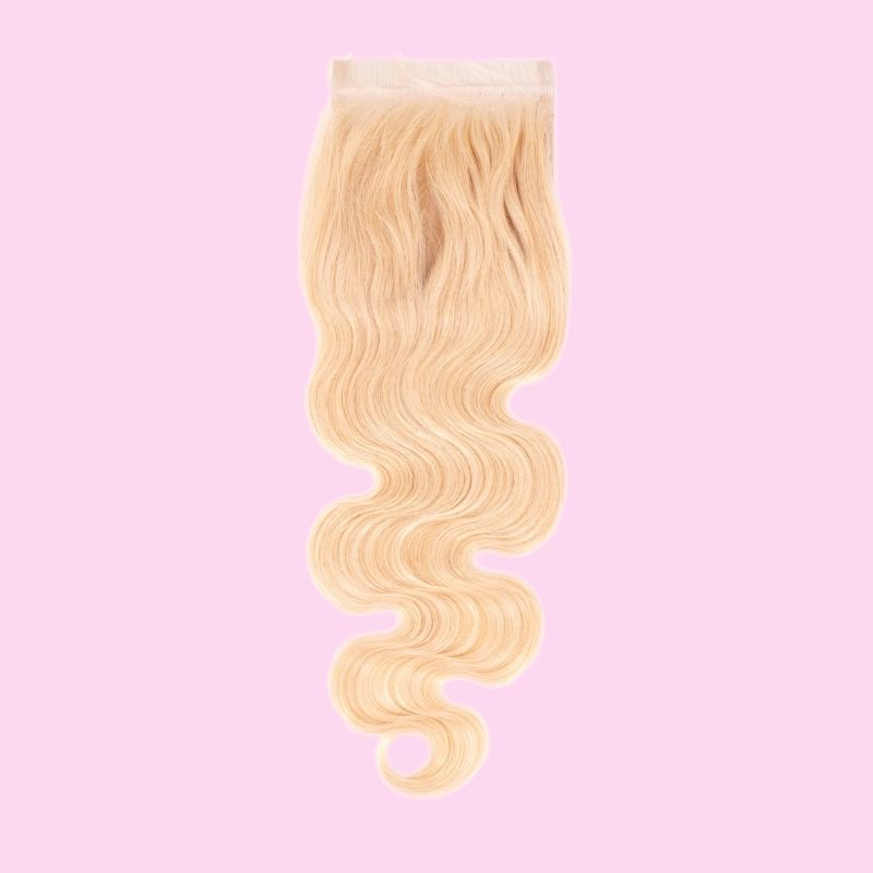 Blonde Body Wave 4x4 Transparent Lace Closure - hover
