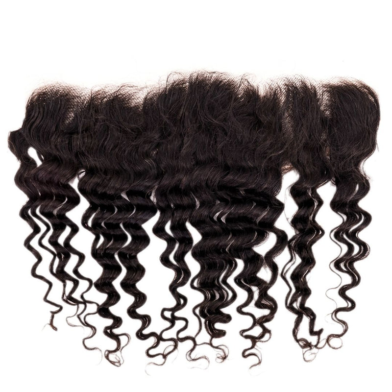 Deep Wave 13x4 Transparent Lace Frontal