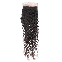 Kinky Curly 4x4 Transparent Lace Closure