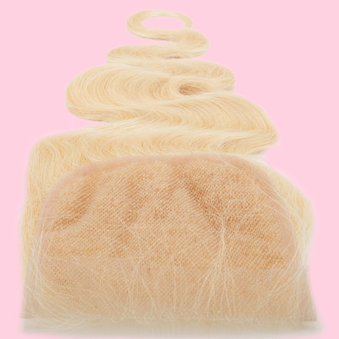 Blonde Body Wave 4x4 Transparent Lace Closure
